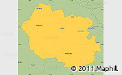 Savanna Style Simple Map of Oldenburg