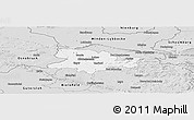 Silver Style Panoramic Map of Herford
