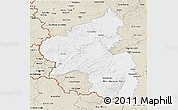 Classic Style 3D Map of Rheinland-Pfalz