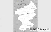 Gray Simple Map of Koblenz