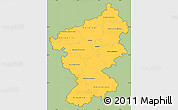 Savanna Style Simple Map of Koblenz, cropped outside