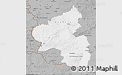 Gray Map of Rheinland-Pfalz