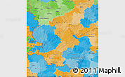 Political Map of Rheinland-Pfalz