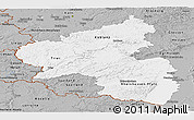 Gray Panoramic Map of Rheinland-Pfalz