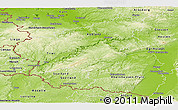 Physical Panoramic Map of Rheinland-Pfalz