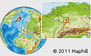 Physical Location Map of Alzey-Worms