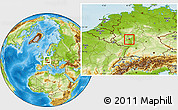 Physical Location Map of Mainz