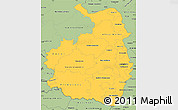 Savanna Style Simple Map of Rheinhessen-Pfalz