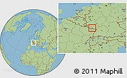 Savanna Style Location Map of Zweibrücken