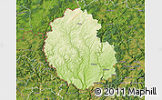 Physical Map of Bitburg-Prüm, satellite outside