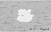 Gray 3D Map of Köthen