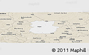 Classic Style Panoramic Map of Köthen