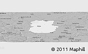 Gray Panoramic Map of Köthen