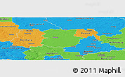 Political Panoramic Map of Köthen