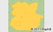 Savanna Style Simple Map of Köthen