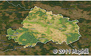 Satellite 3D Map of Wittenberg, darken