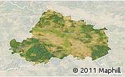 Satellite 3D Map of Wittenberg, lighten