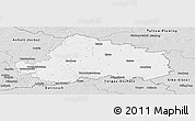 Silver Style Panoramic Map of Wittenberg