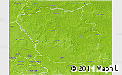 Physical 3D Map of Altmarkkreis Salzwedel