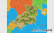 Satellite Map of Jerichower Land, political outside