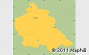 Savanna Style Simple Map of Schönebeck, single color outside