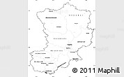 Blank Simple Map of Magdeburg, cropped outside