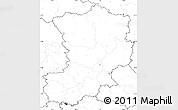 Blank Simple Map of Magdeburg, no labels