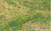 Satellite 3D Map of Sachsen