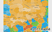 Political Map of Sachsen