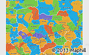 Political Map of Sachsen