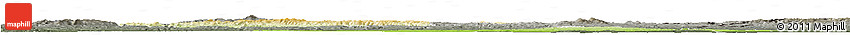 Physical Horizon Map of Thüringen, darken, semi-desaturated