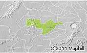 Physical 3D Map of Adaagya, lighten, desaturated