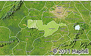 Physical 3D Map of Adaagya, satellite outside