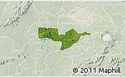 Satellite 3D Map of Adaagya, lighten