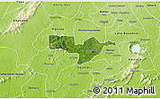 Satellite 3D Map of Adaagya, physical outside