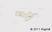 Shaded Relief 3D Map of Adaagya, cropped outside