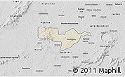 Shaded Relief 3D Map of Adaagya, desaturated