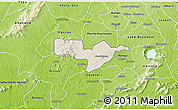 Shaded Relief 3D Map of Adaagya, physical outside