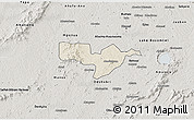 Shaded Relief 3D Map of Adaagya, semi-desaturated
