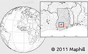 Blank Location Map of Adaagya, highlighted country, within the entire country