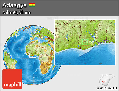 Physical Location Map of Adaagya