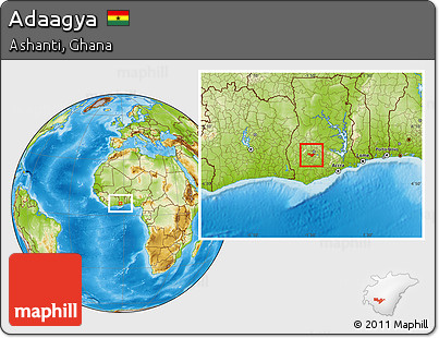 Physical Location Map of Adaagya