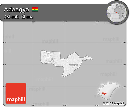 Gray Map of Adaagya, single color outside