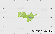Physical Map of Adaagya, single color outside