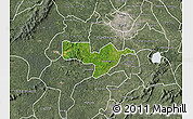 Satellite Map of Adaagya, semi-desaturated