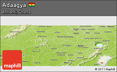 Physical Panoramic Map of Adaagya