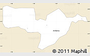 Classic Style Simple Map of Adaagya, single color outside