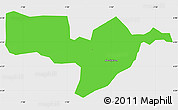 Political Simple Map of Adaagya, single color outside