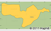 Savanna Style Simple Map of Adaagya, cropped outside