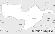 Silver Style Simple Map of Adaagya